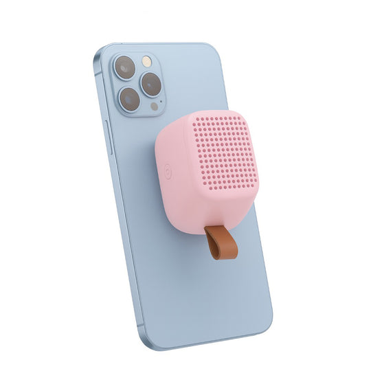 Magnetic Speaker & Stand - Pink banner