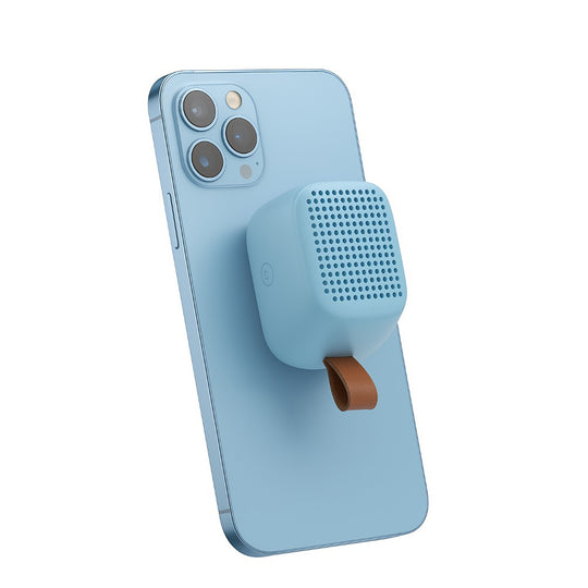 Magnetic Speaker & Stand - Blue banner